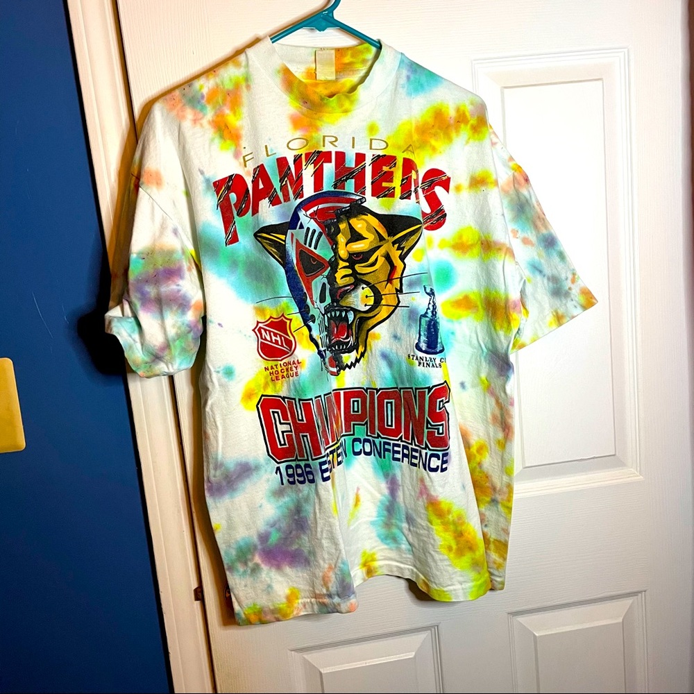 Florida Panthers Tie Dye Vintage Tee